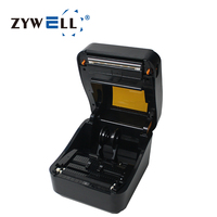 Impresora de Etiquetas Logísticas con Compartimento Grande para Papel ZYWELL ZY-4600 Impresora Térmica de Etiquetas de Envío de 4x6