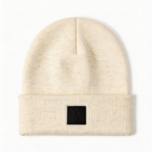 Gorros de Punto Multicolores de Alta Calidad, 100% Acrílico, Gorros con Logotipo Personalizado, Gorros de Punto Elásticos para Invierno - Product Image 1
