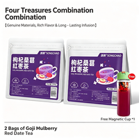 Thé aux baies de Goji TongxinTang en gros |   Mélange d'herbes naturelles Sachets de thé individuels Durée de conservation de 24 mois