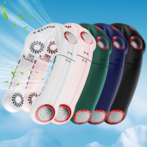 Ventilateur de cou rechargeable 5000 mAh, ventilateur portable, mini climatiseur USB, ventilateur rechargeable - Product Image 1