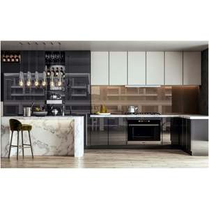 Muebles de Cocina de Diseño Personalizado, Madera Maciza de Roble, Lacado o Acabado, Gabinetes de Cocina Modernos de Estilo Nórdico - Product Image 6