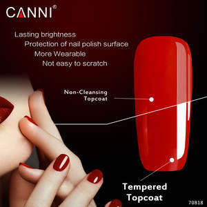 Gel abrillantador de uñas <span class=keywords><strong>CANNI</strong></span> de alta calidad, Brillo Intenso, sin necesidad de limpiar, 1kg, etiqueta personalizada, larga duración, led - Product Image 3