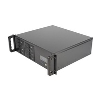 19 inci Industrial 8Bay Hot swap Server Chassis kedalaman 390mm 3U Rackmount Server Case