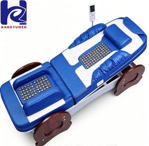 Lit de <span class=keywords><strong>massage</strong></span> à air comprimé électrique avec airbag pour les jambes, table de physiothérapie pour la relaxation corporelle - Product Image 4