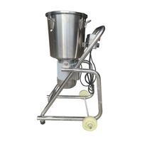 Mixeur Électrique Commercial, Hachoir à Légumes, Presse-Agrumes, Broyeur en Acier Inoxydable, Capacité 32L, Haute Efficacité, Usage Domestique