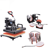 Presse à chaud 8 en 1 pour coques de téléphone portable, tasses, assiettes, t-shirts, machine d'impression par sublimation, ensemble complet