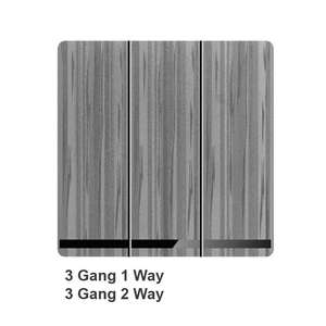 Las últimas tiras de PC de fabricación profesional Enchufe de pared de un solo polo 16A UK 1/2/3/4 Gang 1/2 Way disponible Negro Verde Rosa - Product Image 4