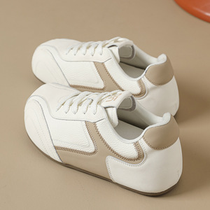 Invisible Heightening White <b>Sneakers</b> - 2026 Spring New Design - Versatile Big-Toe Shoes - Original Round-Topped Walking Shoes - Product Image 4