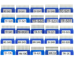 10 Pezzi/Scatola Frese Diamantate Dentali per Manipolo ad Alta Velocità, Lucidatura con Modelli Assortiti, Uso Meccanico, Certificato CE - Product Image 3
