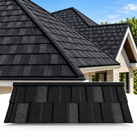 Tuiles de toiture en pierre revêtues populaires, panneaux de toiture en métal Aluzinc, résistants à la chaleur et imperméables pour les maisons tropicales