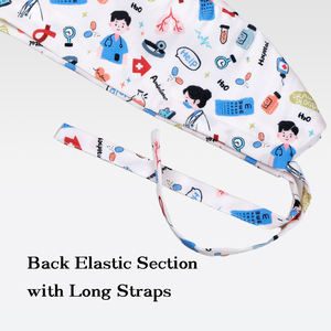 Gorro médico para hombre, gorros de enfermería para mujer, gorro de médico de pelo corto, gorros de trabajo transpirables para enfermeras de <span class=keywords><strong>farmacia</strong></span> - Product Image 4