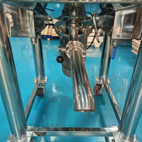 Mélangeur homogénéisateur industriel CE 150L avec enveloppe chauffante pour liquides, cuve de mélange pour la production de détergents et de savons