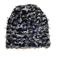 Cagoule Bonnets Hommes Drôle Chapeau En Plein Air Camouflage En Peluche Fuzzy Distressed Tricoté Chapeau Ski Masque Bonnet Mode Rue Hip Hop Cap
