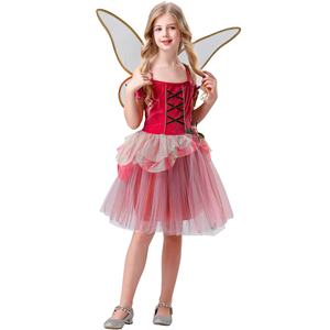 Vestido <span class=keywords><strong>de</strong></span> princesa <span class=keywords><strong>de</strong></span> malla <span class=keywords><strong>de</strong></span> hadas <span class=keywords><strong>de</strong></span> flores <span class=keywords><strong>de</strong></span> 120-150cm para niños, <span class=keywords><strong>disfraz</strong></span> <span class=keywords><strong>de</strong></span> juego <span class=keywords><strong>de</strong></span> actuación <span class=keywords><strong>de</strong></span> elfo - Product Image 5