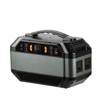 Station d'alimentation portable d'extérieur, système de stockage d'énergie compact 330W, batterie lithium-ion pour la vente ambulante, le camping, les voyages tout-terrain et la maison