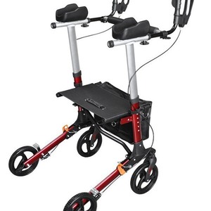 Caddie de courses Fuyi à 4 roues, pliable, en alliage d'aluminium, avec sac de rangement, pour les personnes âgées, utilisation pour les courses - Product Image 5