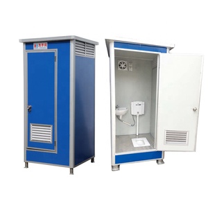<span class=keywords><strong>Baño</strong></span> Químico Móvil Prefabricado de Acero para Exterior con Ducha - Product Image 3