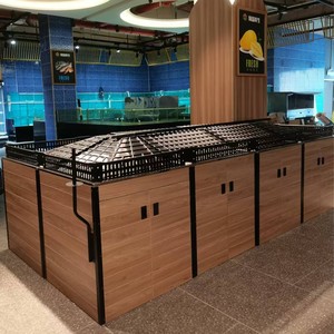 Estante de exhibición de supermercado usado para arroz a granel, <span class=keywords><strong>semillas</strong></span> de melón, frutas secas - Estante de exhibición para tiendas de conveniencia y supermercados comunitarios - Product Image 4