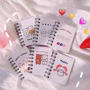 Wholesale Cheap Cute Custom Size <b>Small</b> Mini Legal Pad Spiral with Paper Cover - Product Image 1