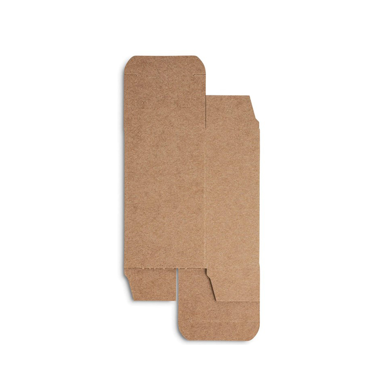 Small Tuck End Plain kraft Brown cardboard Box Packaging FSC Eco Packaging