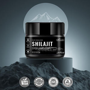 Suplemento de Resina del Himalaya Orgánica Pura al 30% al por Mayor, Marca Propia Personalizada, 75% de Ácido Fumarico, con Cuchara, para el Apoyo Inmunológico y Cardíaco - Product Image 1