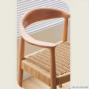 Ensembles de meubles de salon en bois clair populaires de qualité supérieure Fauteuils en bois bon marché Chaises présidentielles à vendre - Product Image 3