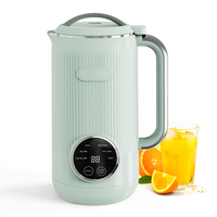 HANBO Mini Cuiseur à Soupe, Mixeur Chauffant, Machine à Lait de Soja, Machine à Lait Végétal 600ML, Fabricant Automatique de Lait de Soja