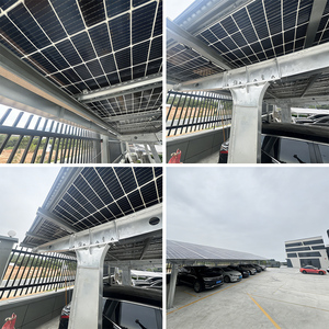 Structure de montage de carport <span class=keywords><strong>solaire</strong></span> en acier au carbone étanche pour abri de stationnement ouvert avec chargeur de VE - Product Image 5