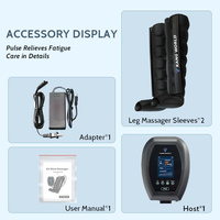 Bottes de récupération à compression d'air à 8 chambres personnalisées en usine, machine de massage des jambes à compresseur d'air pour athlètes