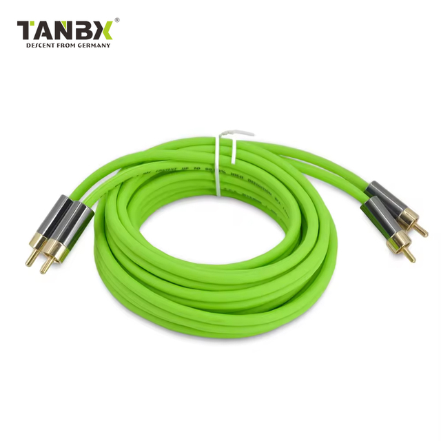 2RCA to 2RCA High Quality Car Audio Cable 3m Amplifier HiFi Audio Cable(TB-2400-3M)