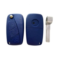 Coque de clé de voiture pliable de remplacement de bonne qualité pour clés de véhicules Fiat