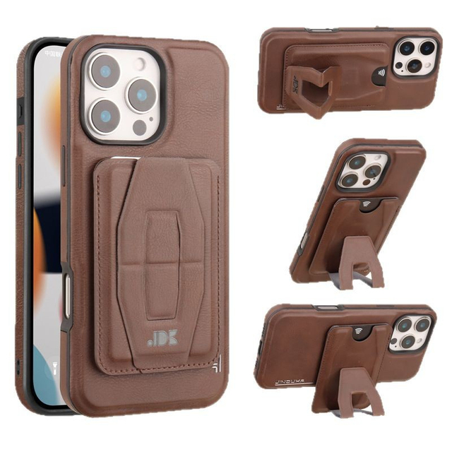 For Apple 16 Pro Max Mobile Phone Case Card Holder Stand Magnetic iPhone 15 14 13 12 11 Plus Full Protection Anti-drop Trendy