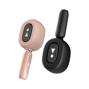 Micrófono inalámbrico Bluetooth, micrófono de karaoke, altavoz integrado, micrófono integrado, 1 de 2 - Product Image 6