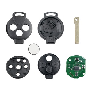 Coque de clé de remplacement pour télécommande de voiture intelligente sans clé 433Mhz à 3 boutons, compatible avec la clé Mercedes-Benz <span class=keywords><strong>Smart</strong></span> <span class=keywords><strong>Fortwo</strong></span>, à prix abordable - Product Image 3