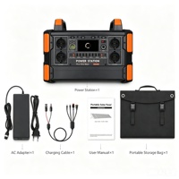 Kits de panneaux solaires 1200W 1000Wh 220V 230V 240V avec prises EU, UK, AU et prises US 110V, 4 prises CA, 1200VA, 10 ports USB, 2 ports Type-C 200W