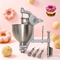 Machine à beignets ronds semi-automatique commerciale, machine à beignets mochi, distributeur manuel de beignets, friteuse électrique