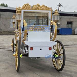 Электрическая королевская карета для особых мероприятий, новая модель, антикварная свадебная конная карета, безлошадная карета принцессы - Product Image 2
