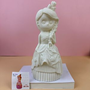 Regali d'arte produttore di figurina in vinile bianco per bambini - Product Image 3