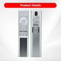 Remote Control Pengganti Fungsi Suara BN59-01328A untuk TV Samsung 4K OLED LCD, Stok Terbatas, Bahan Logam Perak
