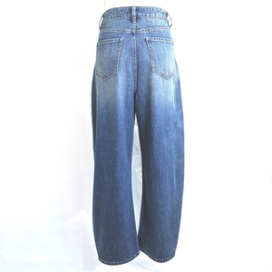 Pantalones vaqueros de verano transpirables a la moda para mujer, pantalones vaqueros ligeros de pierna ancha azul estilo Vintage, pantalones informales para viajes - Product Image 3