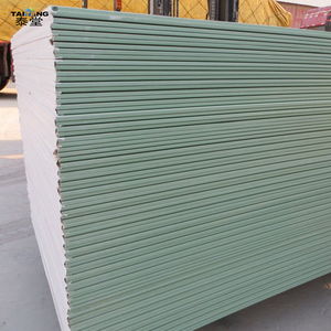 Ba13 mảng bám de platre thạch cao tấm thạch cao laninas de yeso placa de yeso 2400 mm x 1200mm tablayeso vách thạch cao Bảng điều khiển - Product Image 1