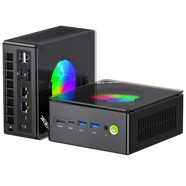 Mini PC AMD R9 8945HS 16GB DDR5 512GB SSD AMD Radeon 780M Win 11 Pro Desktop Mini PC Mini Host Computer