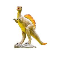 Escultura de Mascota de Dinosaurio de Fibra de Vidrio Personalizada, Tamaño Real, Impermeable, para Parque de Atracciones, Jardín, Marca Yuezao
