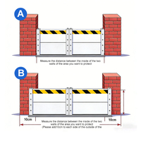 Barrière anti-inondation en aluminium personnalisée pour portes, installation facile, barrière de protection anti-inondation amovible, garde-corps en alliage d'aluminium