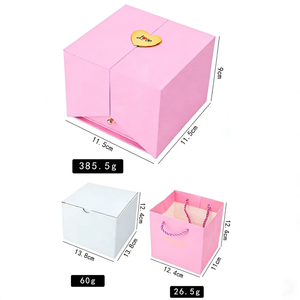 Coffret Cadeau Fête des Mères en Gros, Boîte Romantique Saint-Valentin <span class=keywords><strong>Neuf</strong></span> Roses, Boîte à Bijoux Bague et Collier - Product Image 6