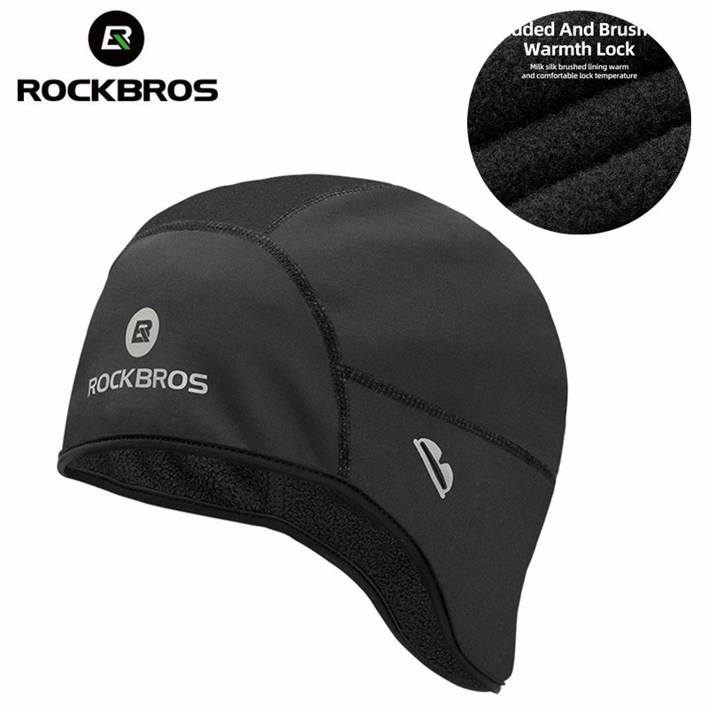 ROCKBROS Winter Warm Fleece Cycling Caps