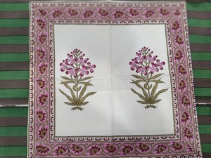 Sábana Plana de Algodón Estampada a Mano de Primera Calidad, Transpirable, Textil Tradicional para Decoración de Dormitorios de Hoteles y Hogares - Product Image 1