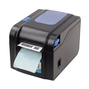 Black Color 80mm stick printer thermal barcode printer