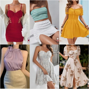 Colección de Liquidación Sheines, Vestido Casual de Poliéster Elegante y Económico para Mujer, Estilos Aleatorios, Venta al por Mayor, Entrega Inmediata - Product Image 5