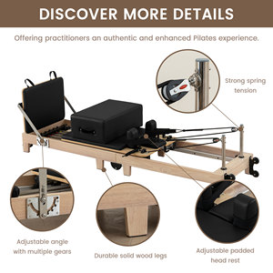 Reformer de Pilates Multifuncional, Flexible y Duradero, Ecológico, en Oferta, el Más Vendido, Disponible en Stock Local, para Entrenamiento Corporal y de Equilibrio - Product Image 3